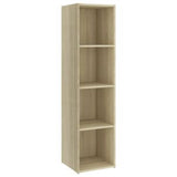 TV Cabinet Sonoma Oak 56.1"x13.8"x14.4" Engineered Wood