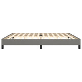 Bed Frame Dark Gray 76"x79.9" King Fabric