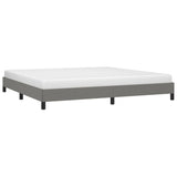 Bed Frame Dark Gray 76"x79.9" King Fabric