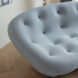 Modern Curved living room sofa ; gray