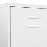 Wardrobe White 35.4"x19.7"x70.9" Steel