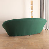 Modern Curved living room sofa ; green