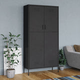 Wardrobe Anthracite 35.4"x19.7"x70.9" Steel