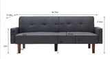 8170  Green Sofa Bed