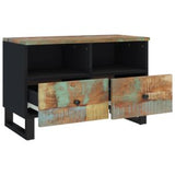 TV Stand 27.6"x13"x18.1" Solid Wood Reclaimed