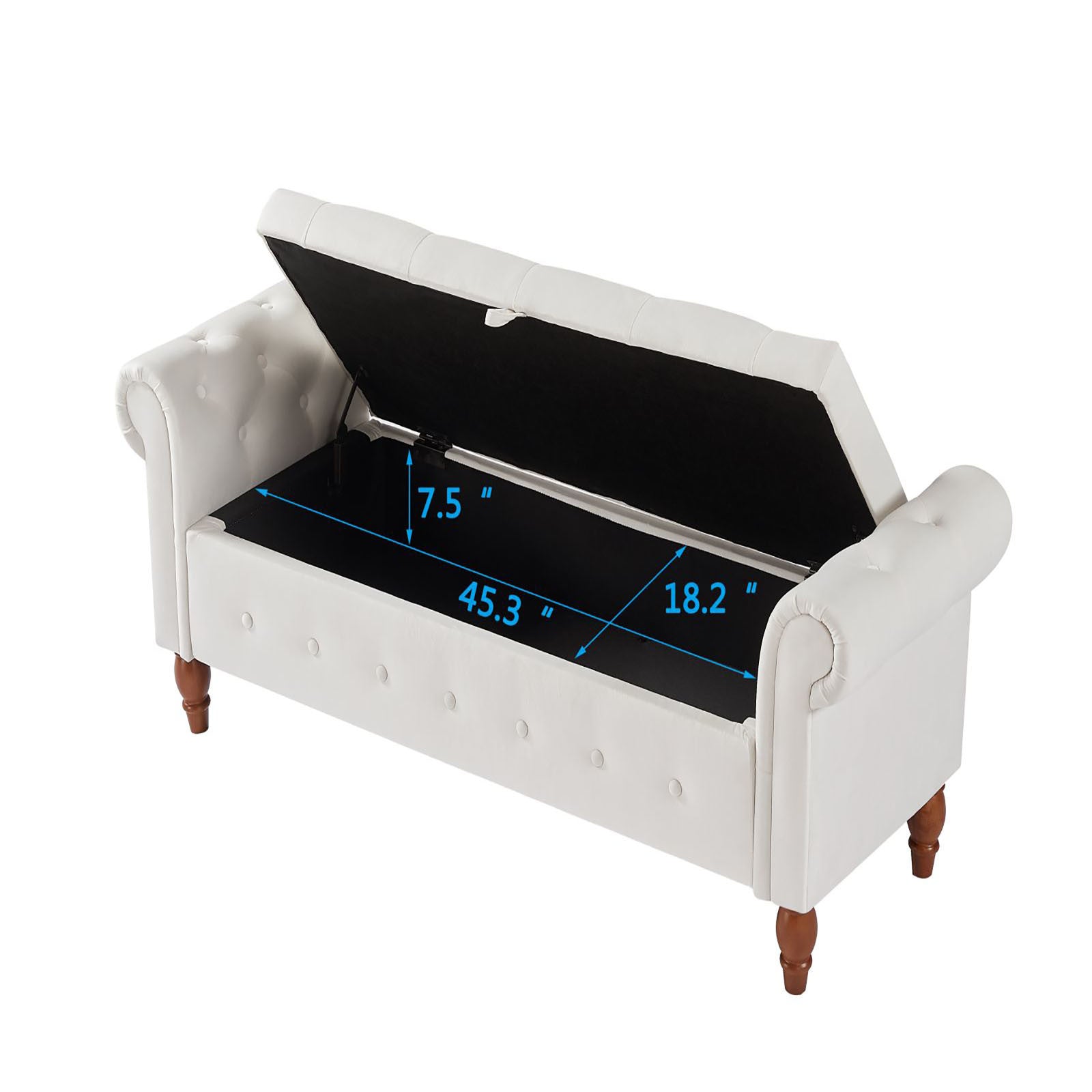 Multifunctional Storage Rectangular Sofa Stool