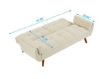 New Design Velvet Sofa Furniture Adjustable Backrest Easily Assembles Loveseat