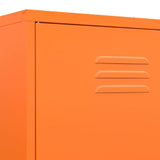 Wardrobe Orange 35.4"x19.7"x70.9" Steel