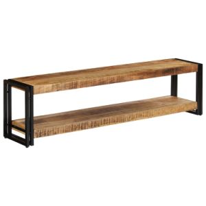 TV Cabinet 59.1"x11.8"x15.7" Solid Mango Wood