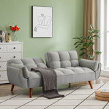 New Design Velvet Sofa Furniture Adjustable Backrest Easily Assembles Loveseat