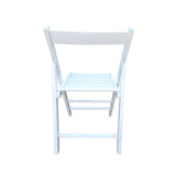 FOLDING CHAIR-2/S;  FOLDABLE STYLE -WHITE