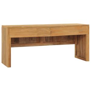 TV Cabinet 39.4"x13.8"x17.7" Solid Teak Wood