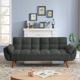 New Design Velvet Sofa Furniture Adjustable Backrest Easily Assembles Loveseat