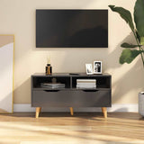 TV Cabinet Gray 35.4"x15.7"x19.1" Engineered Wood