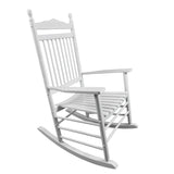 BALCONY PORCH ADULT ROCKING CHAIR - WHITE