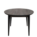 Modern Dining Table Round Top with Solid Wood Legs