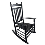 BALCONY PORCH ADULT ROCKING CHAIR-BLACK