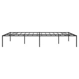 Metal Bed Frame Black 59.1"x78.7"