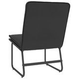 Lounge Chair Black 21.3"x29.5"x29.9" Faux Leather