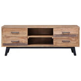 TV Cabinet 47.2"x11.8"x17.7" Solid Teak