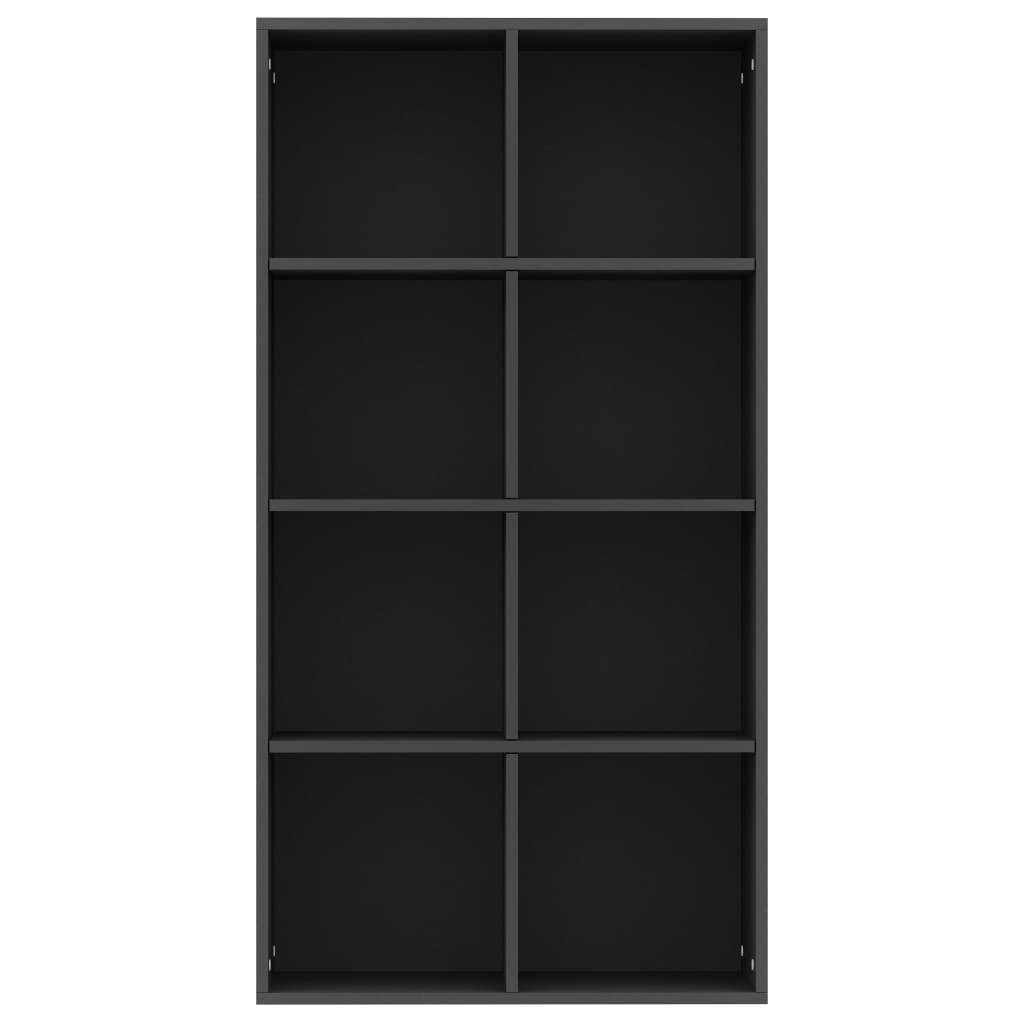 Book Cabinet/Sideboard Black 26"x11.8"x51.2" Engineered Wood