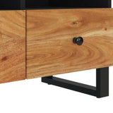 TV Stand 27.6"x13"x18.1" Solid Wood Acacia