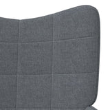 Relaxing Chair Dark Gray Fabric