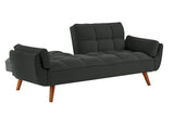 New Design Velvet Sofa Furniture Adjustable Backrest Easily Assembles Loveseat