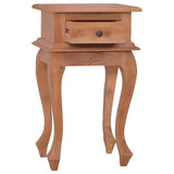 Bedside Table 13.8"x11.8"x23.6" Solid Mahogany Wood