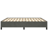 Bed Frame Dark Gray 76"x79.9" King Velvet