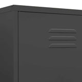 Wardrobe Anthracite 35.4"x19.7"x70.9" Steel