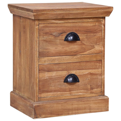 Bedside Cabinet 15.7"x11.8"x19.7" Solid Teak