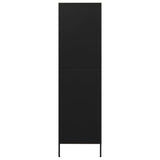 Wardrobe Black 35.4"x19.7"x70.9" Steel