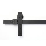 3.3 FT REAL Mini Black Carbon Steel Sliding Barn Door Hardware For Kitchen Bathroom Cabinet