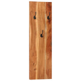 Wall-mounted Coat Racks 2 pcs 14.2"x1.2"x43.3" Solid Acacia Wood