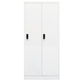 Wardrobe White 31.5"x19.7"x70.9" Steel