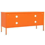 TV Cabinet Orange 41.3"x13.8"x19.7" Steel