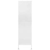 Wardrobe White 35.4"x19.7"x70.9" Steel