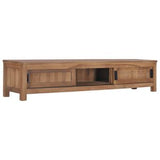 TV Cabinet 59.1"x11.8"x11.8" Solid Teak Wood