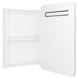 LED Bathroom Mirror Cabinet Shining White 23.6"x4.3"x31.5"