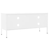 TV Cabinet White 41.3"x13.8"x19.7" Steel