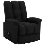 Power Lift Recliner Black Fabric