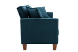 Hot Selling Solid Color Easy Assemble Loveseat 2 Seater Furniture Breathable Linen Sofa Chair