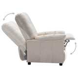 Recliner Cream Fabric