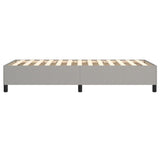 Box Spring Bed Frame Light Gray 39.4"x79.9" Twin XL Fabric