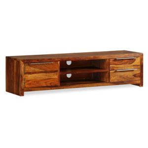 TV Cabinet Solid Sheesham Wood 47.2"x11.8"x11.8"
