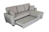 2049 Storage Sofa Bed Tufeted Cushion with 2 Pillows