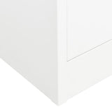 Wardrobe White 31.5"x19.7"x70.9" Steel