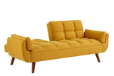 New Design Velvet Sofa Furniture Adjustable Backrest Easily Assembles Loveseat