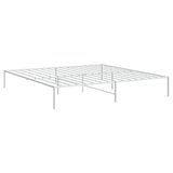 Metal Bed Frame White 72"x83.9"